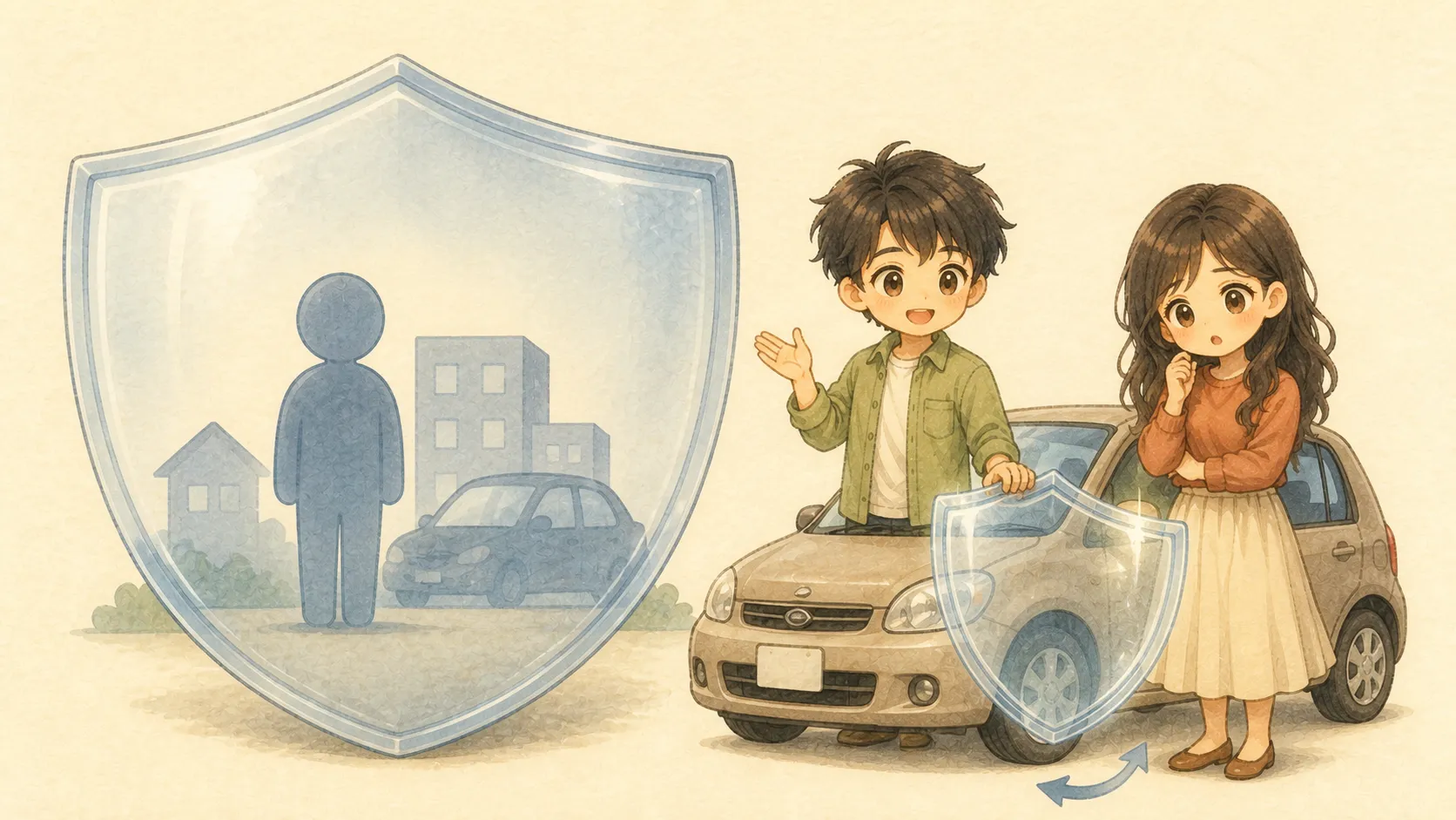 自動車保険を見直す｜対人・対物は無制限、車両保険は外せる？