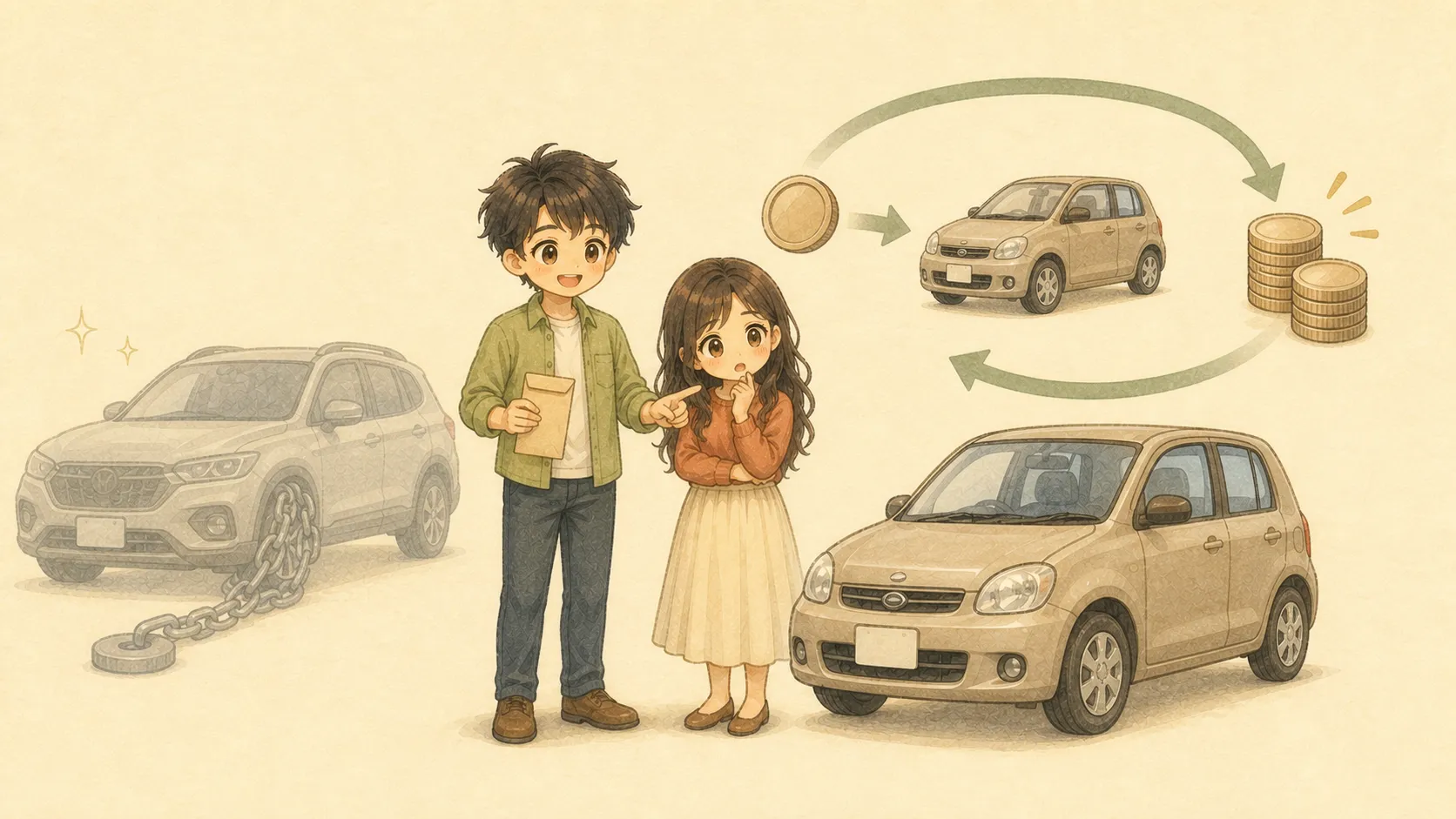 車が必要なら中古を一括で｜リセールバリューで選ぶ