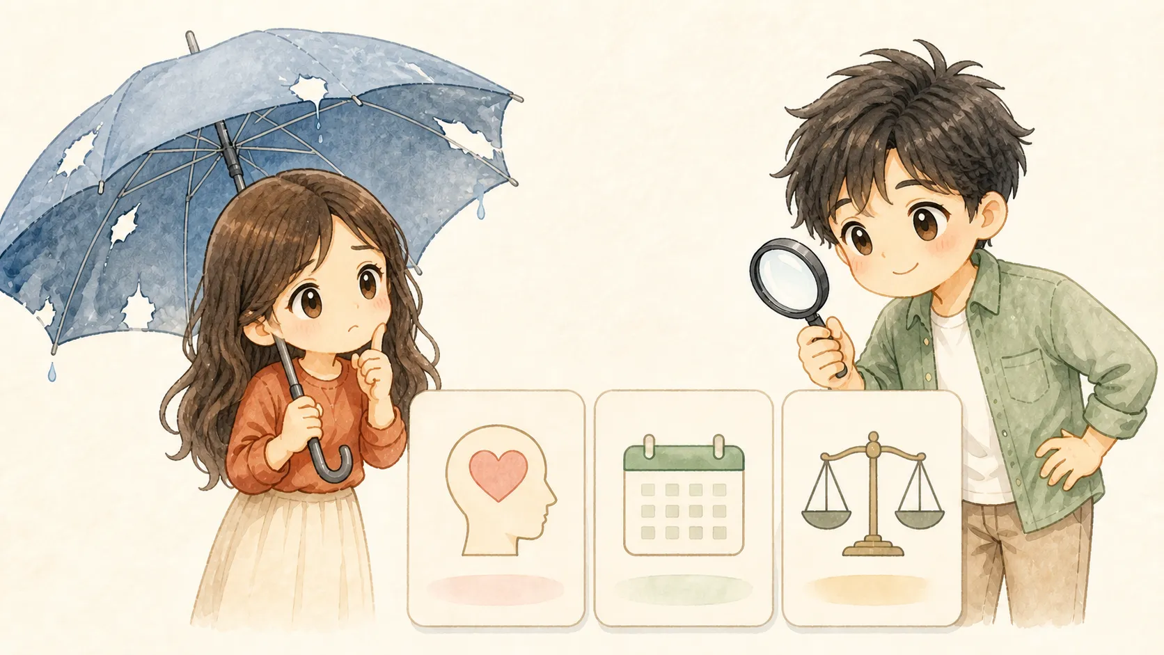 精神疾患の保障、給付期間、認定条件を確認するKとU