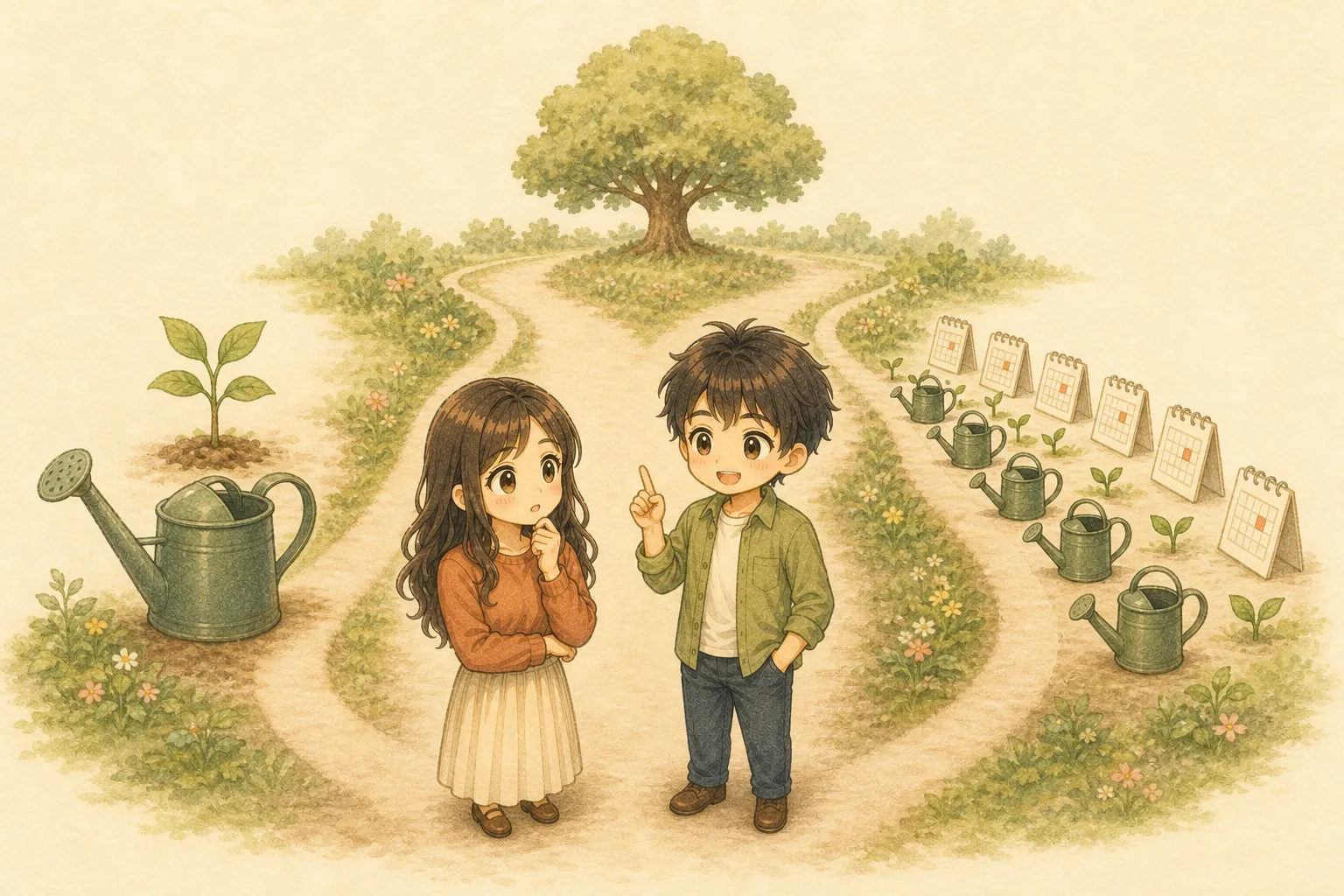 まとまったお金を一度に投資する道と分けて投資する道