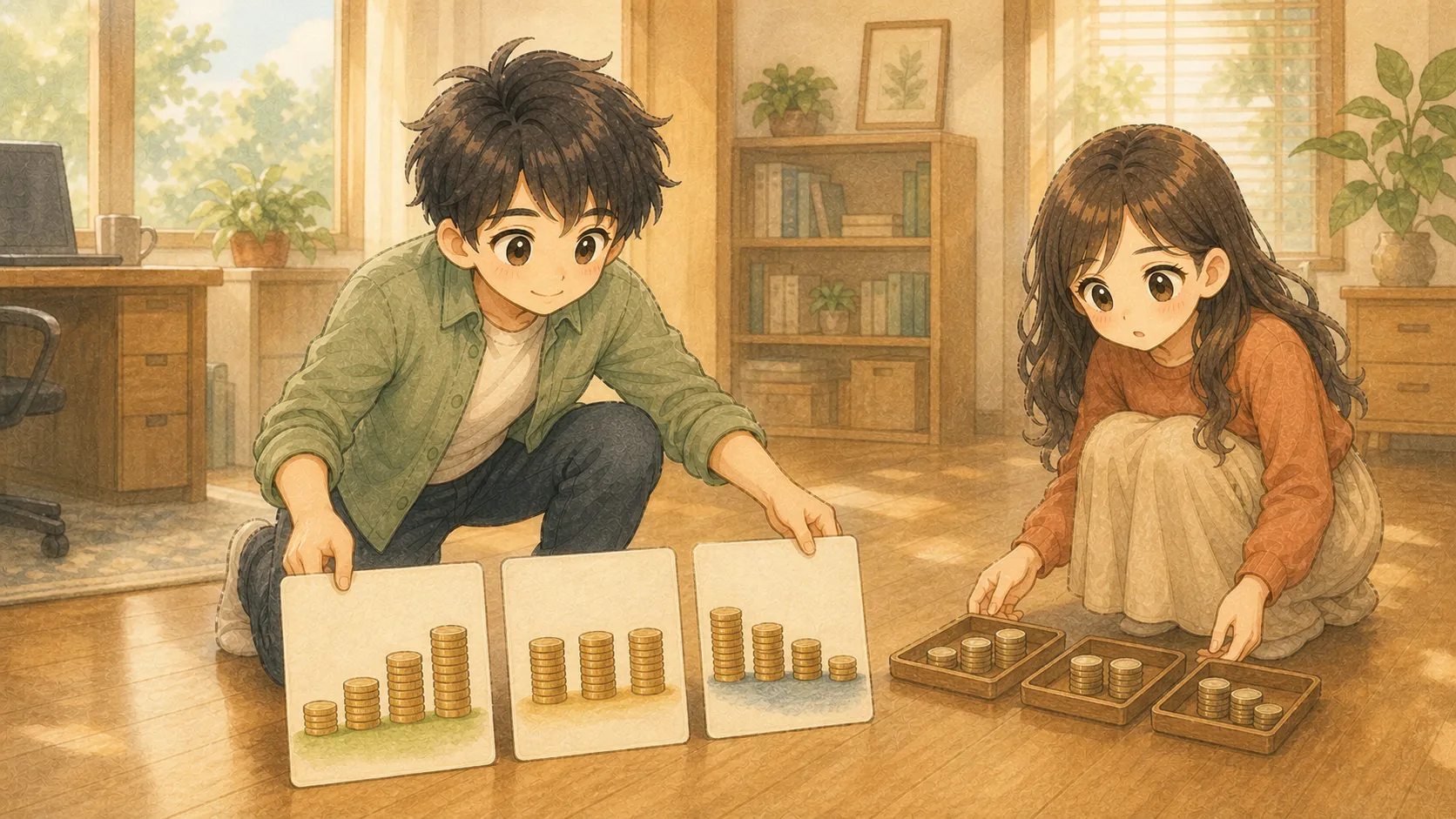 転職後の賃金が上がる同じ下がる三方向を比べるKとU